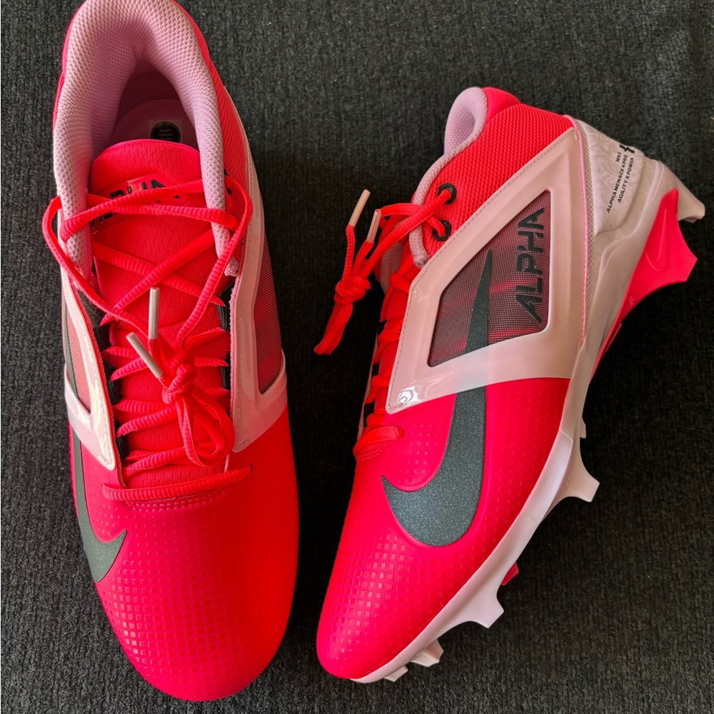 Nike Alpha Menace 4 Pro “Racer Pink” Football Cleats Size 11.5